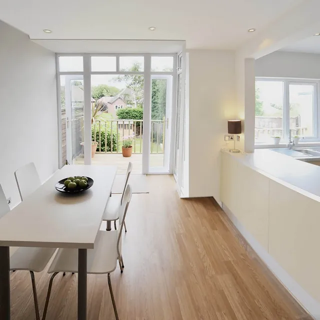 freshly cleaned kitchen